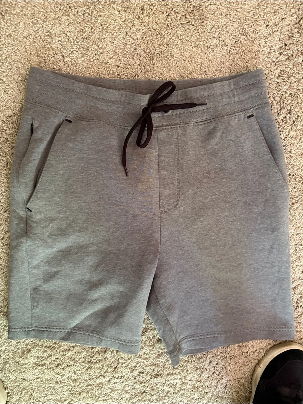 GAP Men's Gray Athletic Drawstring Shorts